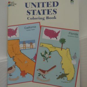 United States Coloring Book Dover History Coloring Book Jan 27 1998 NEW